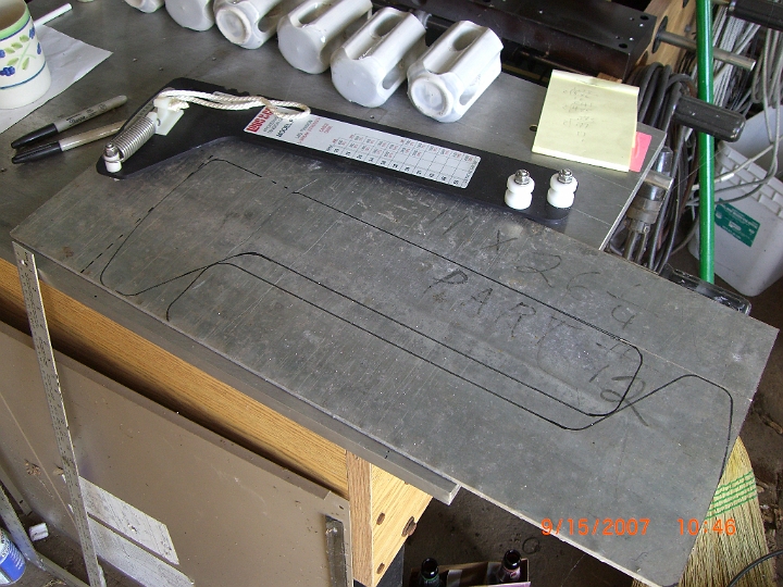 CIMG0188.JPG - The Loos tension guage was used to set the tension of the guy wires.  Since you want to set the tension equally and simultaneously, you need three of them.  I decided to make two myself.